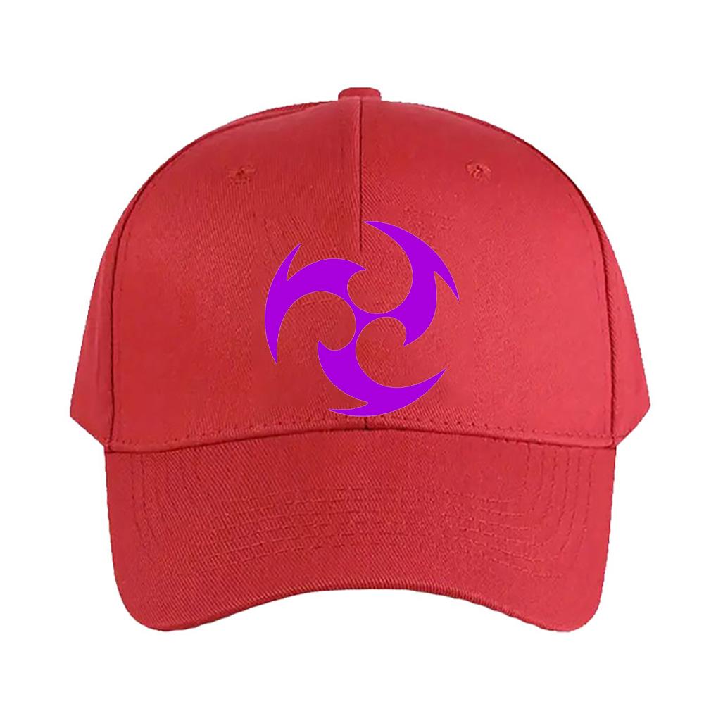 Electro Element Genshin Impact Unisex Adult Summer Baseball Caps With Curved Brim Adjustable Hiking Fishing Hat