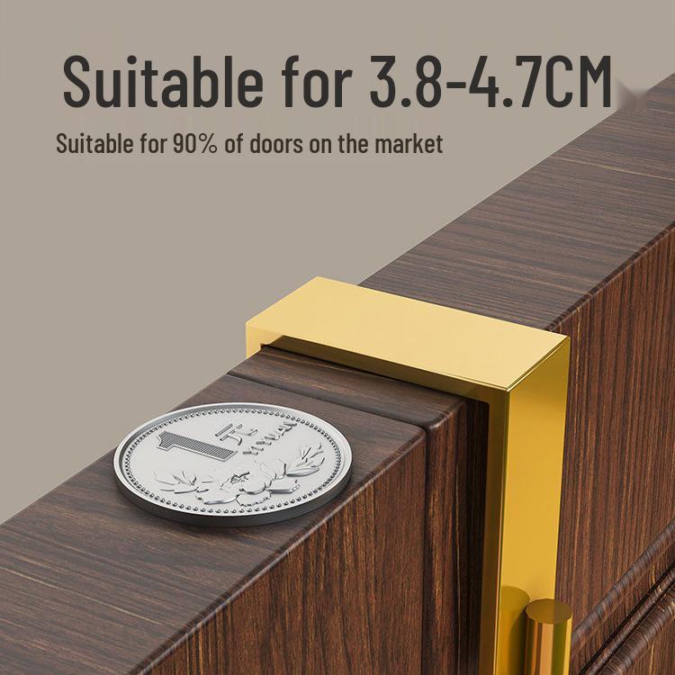 Door-Mounted Hook & Storage Rack for Clothes, Coats, and More