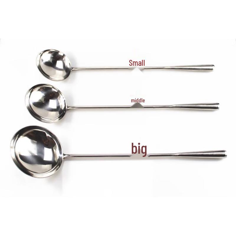 Medium Stainless Steel Short-Handle Serving Spoon