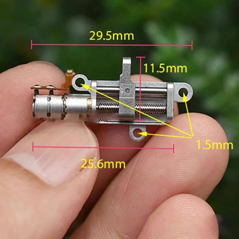 Dc5V Micro Tiny 5Mm 2-Phase 4-Wire Stepping Motor Precision Planetary Gearbox Gear Stepper Motor Linear Screw Metal Slider Block