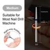 Tungsten Carbide Nail Drill Bits Durable Sharp Tip Low Friction Design For Home Manicure Professional Salon Cuticle Gel