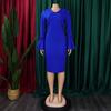 Plus Size Women's Bodycon Pencil Skirt Dress - African Fashion Temperament
