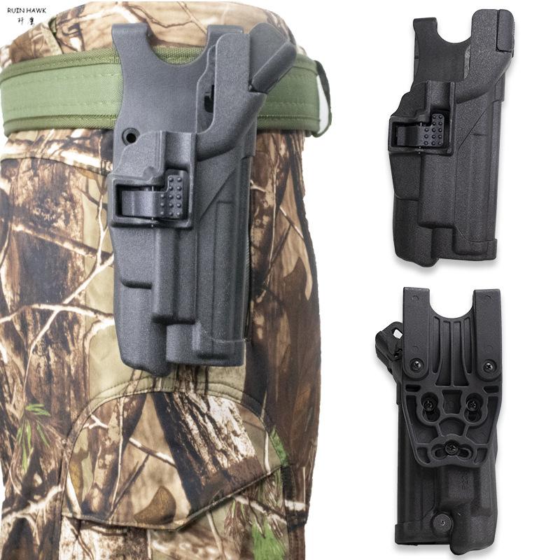 Tactical LV3 Waist Mounted P226 Quick Action Holster+J-Eagle CS Field P226 Plastic Holster With Light