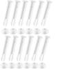 12 Pieces Plastic Pins for Intex Round Metal Frame Pools Replacement Parts for Swimming Pool Seals, White, 5.5cm