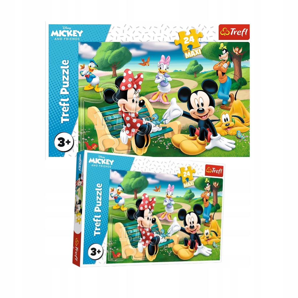 Puzzle 24 Maxi Myszka Miki W Gronie Przyjaci 14344