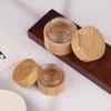 Bamboo Cream Jar Travel Container Lip Balm Jars Containers Face Lotion Container Eye Cream Sample Jars Cosmetic Container
