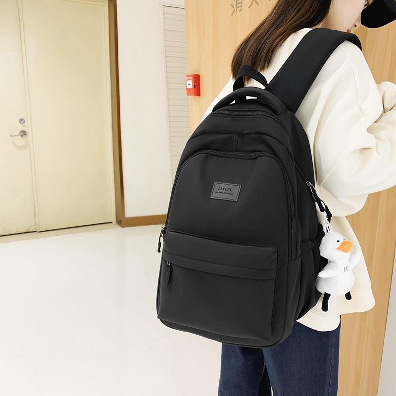 Backpack New Fashion Junior and Senior High School Student Casual School Bag Women's Trend Large Capacity Backpack