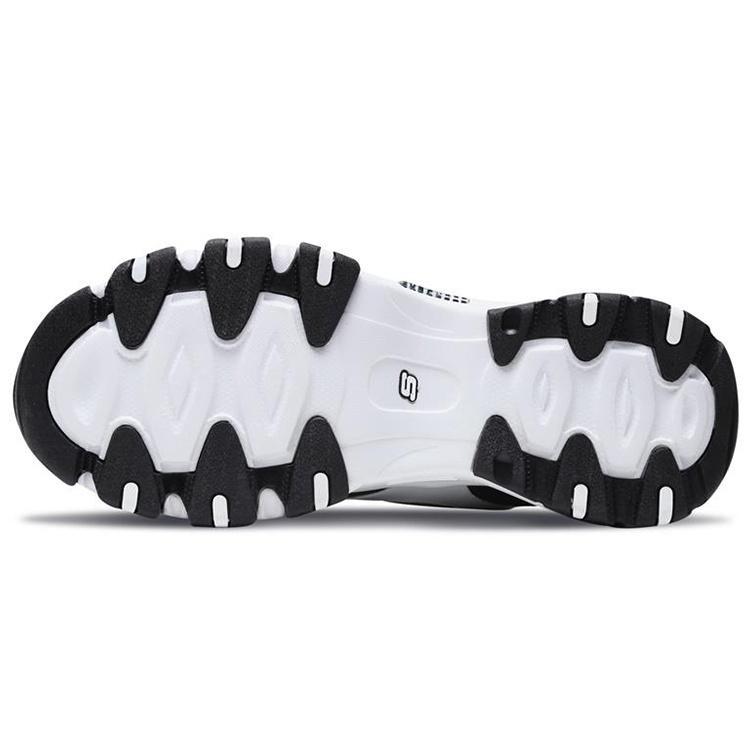 Skechers D'Lites 2.0 Low Sports Shoes Black/White Men's 666049-BKW
