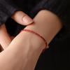 Handgemaakte Kralenarmband Rode Koord Verstelbaar Transfer Gelukskralen Eenvoudige Stijl Vriendschapsarmband Fijn Sieraden Cadeau