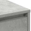 LED Sideboard in Concrete Grey 71 x 34.5 x 75 cm Particleboard