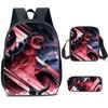 Shoulder Anime Cartoon Bag Pencil Case Kids School Pack For Daily Use