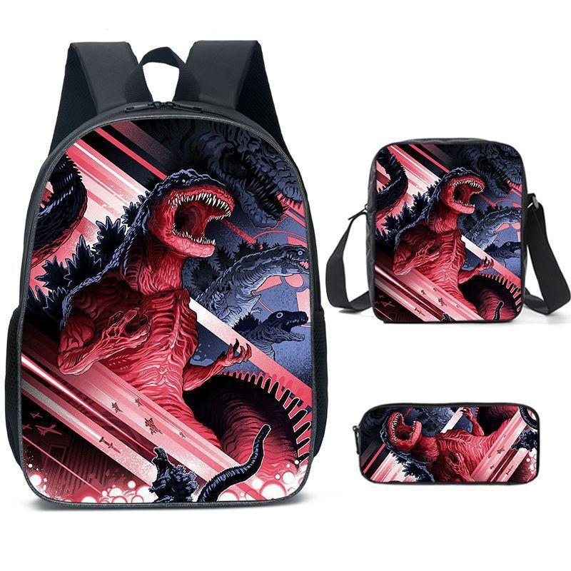 Shoulder Anime Cartoon Bag Pencil Case Kids School Pack For Daily Use
