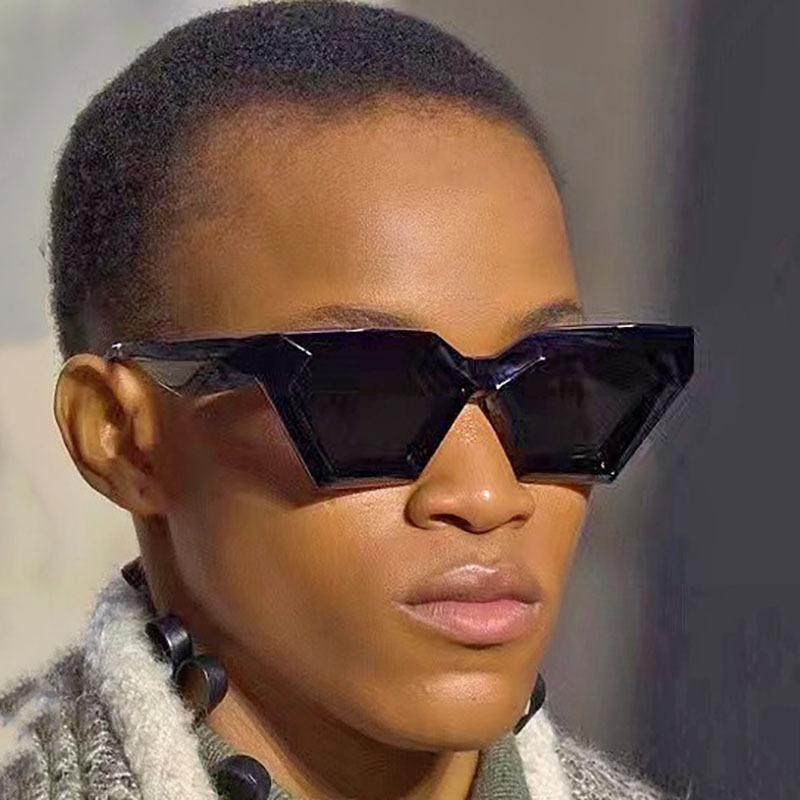 New Square Women Sun Glasses Vintage Designer Fashion Men Cat Eye Sun Glasses Big Shades Luxury Female Oculos UV400 Gafas