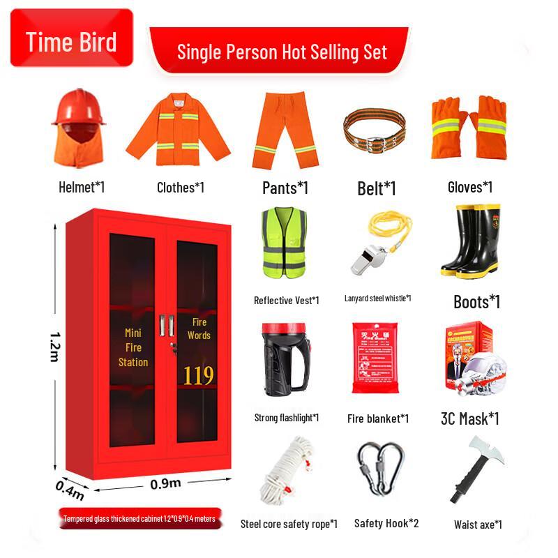 Shinao Miniature Fire Station Emergency Cabinet