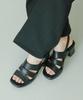 Gisse Genuine Leather Fork Platform Sandals Gis-46250-1