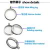 12pcs 15/20/23/25/27/30/33/35/40/45mm Stainless Steel Screw Living Memory Glass Locket Floating Charms Locket Pendant Jewelry