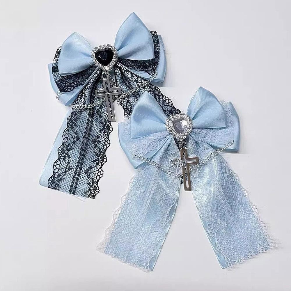 Exquisite Lace Design Gothic Hair Clip Bag Charm Y2K Hair Clip Girl's Accessories