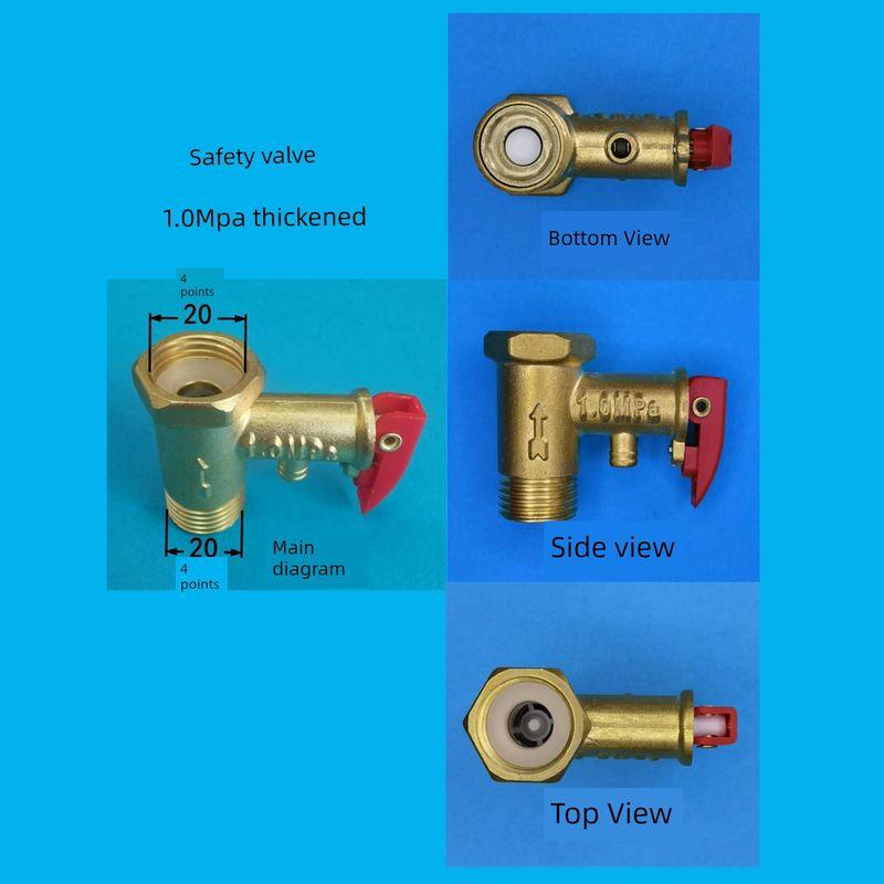 Water Heater Pressure Limiting Valve Relief Pressure Valve Decompression Inlet Pipe Valve New Product Promotion Outlet Drain Pipe Safety Valve