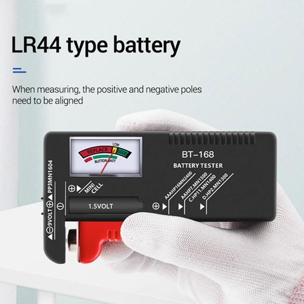 1pcs Mini Digital Battery Tester Voltage Power Tester Battery Health Monitoring For AA AAA 9V/1.5V Button LR20 Battery