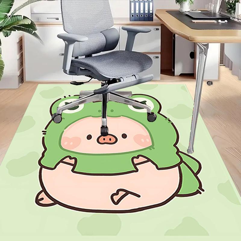 1PC Frog Pig Extra Large Non-Slip Floor Carpet, Office, Family, Bedroom, Studio - Large Area Rug Indoor Rugs, Vibrant Colors-A267