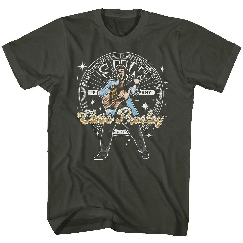 Elvis Presley Sun Records Circle And Sparkles Smoke Music Children s T-shirt 150