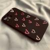 Love-themed couple case suitable for iPhone 13/14/15 Pro Max, silicone full-cover case for iPhone 11, soft case for iPhone 12/16