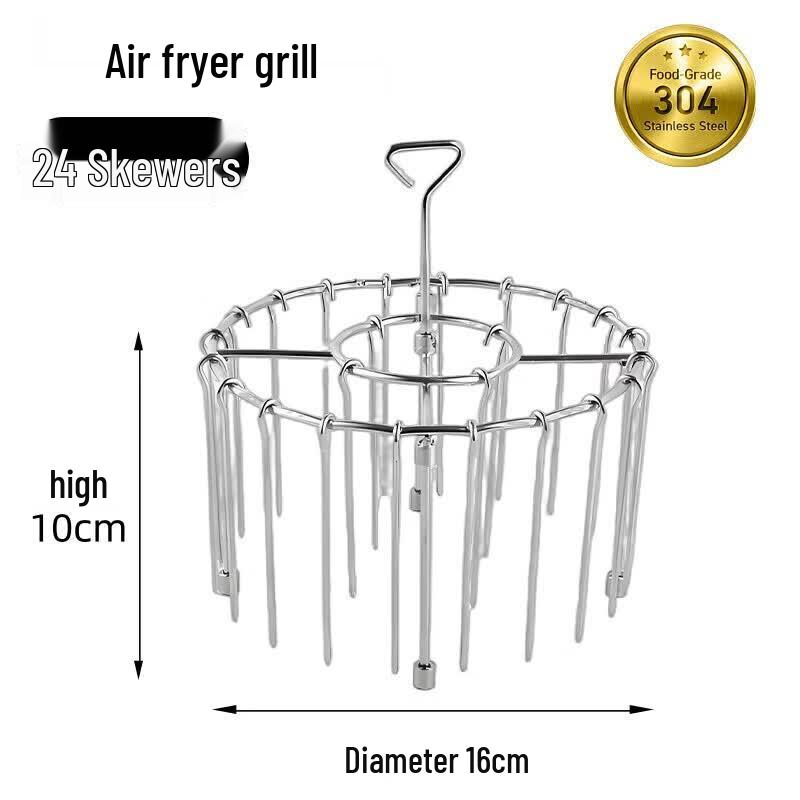 BiaoXing 304 Stainless Steel Air Fryer Oven Grill Rack