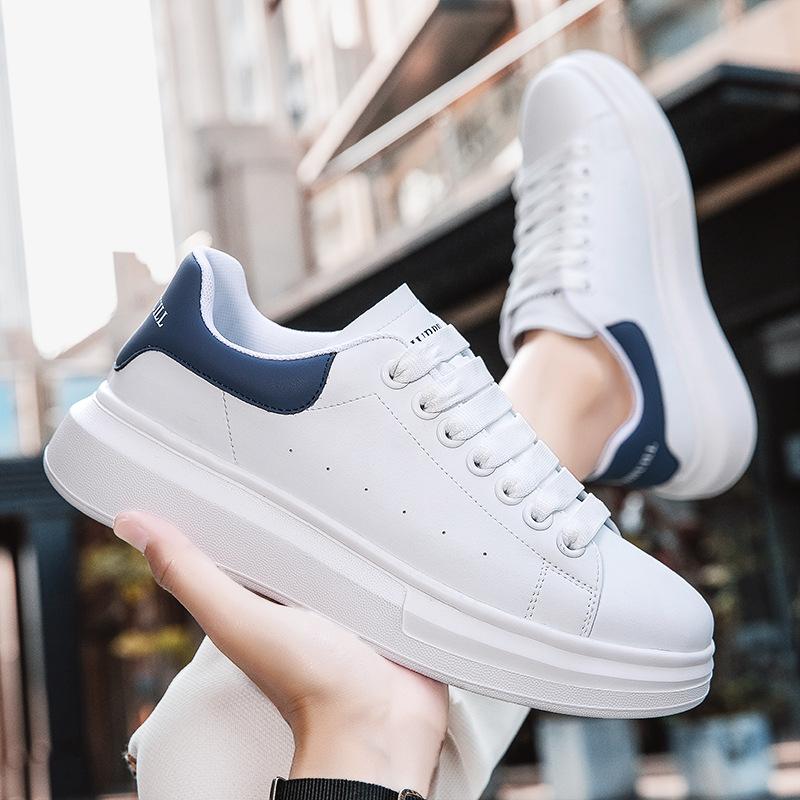 Pantofi bărbați 2025 primăvară și toamnă McQueen casual confortabil tineresc versiune coreeană trend pantofi simpli albi pantofi de bord respirabili versatili