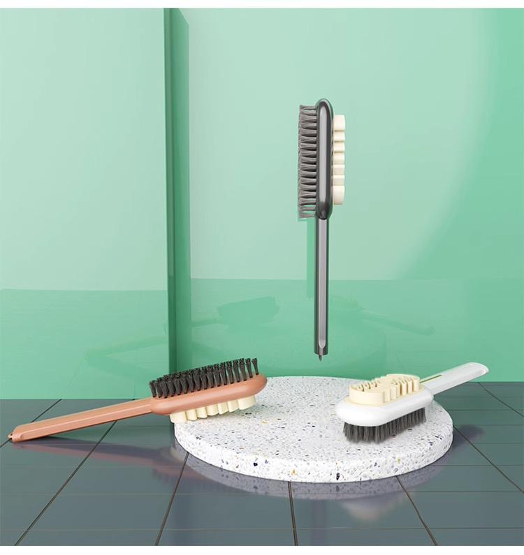 Double-Sided Suede Shoe Brush & Rubber Eraser - Quickly Removes Stains, Soft Bristles Protect Shoes.