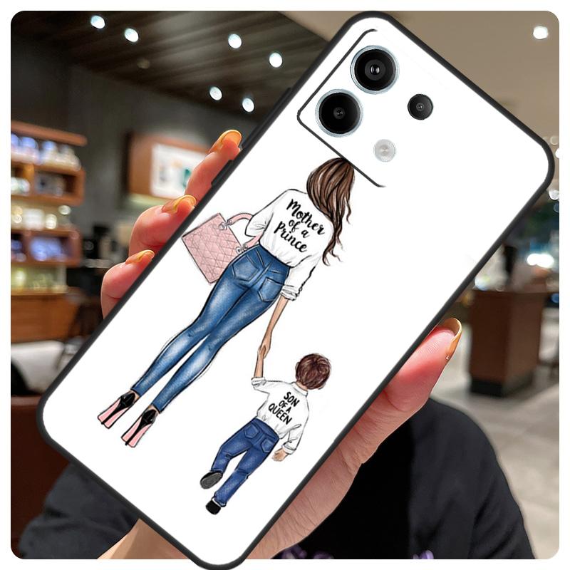 

Super Mom Baby Girl Son Daughter Case For Xiaomi Redmi Note 11 10 12 13 14 15 Pro Plus Cover For Redmi 15 15C 10C 12C 13C 14C Redmi Note 14 Pro 5G