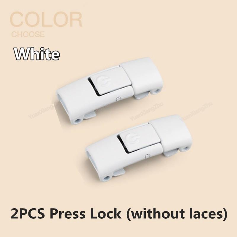 New Press Lock Shoelaces Without ties 8MM Width Flat Elastic Laces Sneakers Kids Adult No Tie Shoe laces for Shoes Accessories