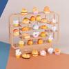 Mini Antique Shelf Ornaments Dollhouse Simulation Display Stand Storage Shelf Model Doll Furniture Micro Scene Decor Props