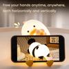Kids Night Light Adjustable Brightness Duck Shape Bedside Lamp Silicone Convenient Click Control Touch Light