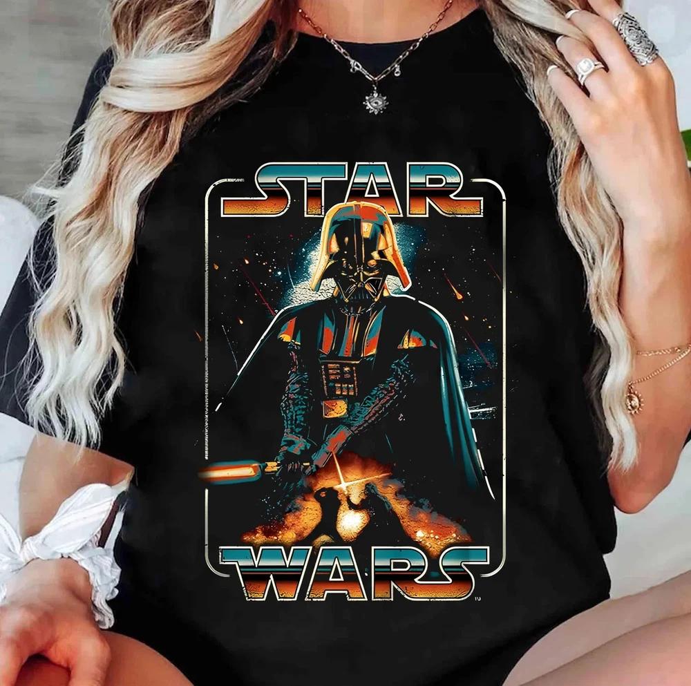 Star Wars Darth Vader Shirt Darth Vader Vs Luke Skywalker Shirt S