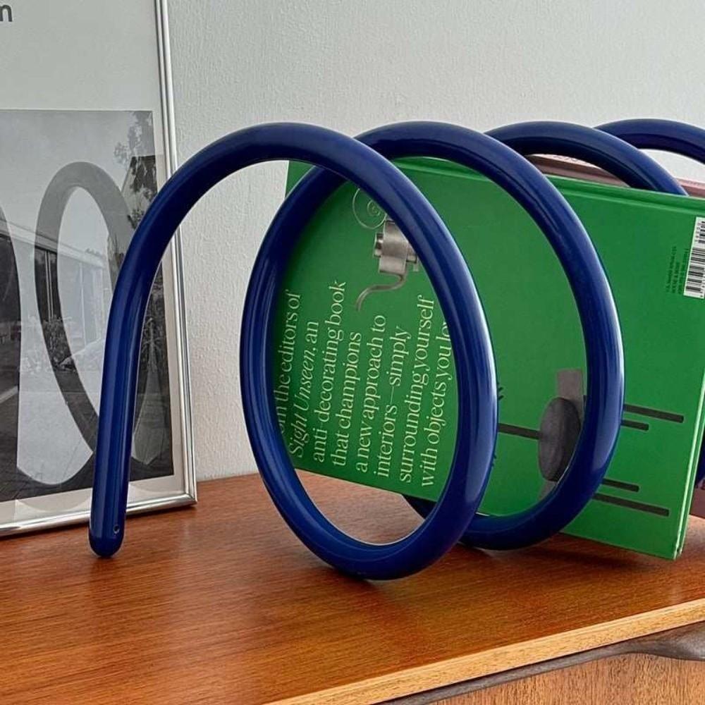 Spiral Bookcases INS Book Stand Fashionable Accessories Book Racks Study Decoration