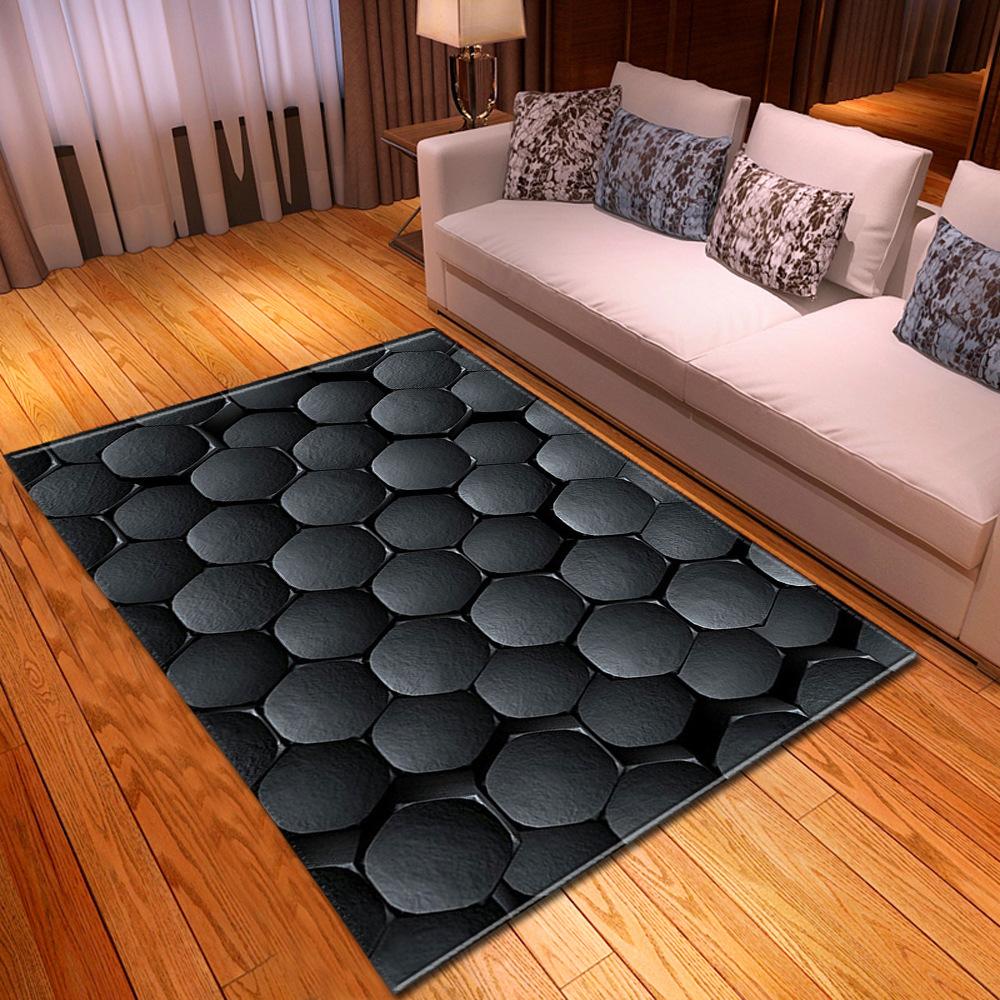 Geometric Shaped Floor Mat Bedroom Dining Room Carpet Carpet Doormat