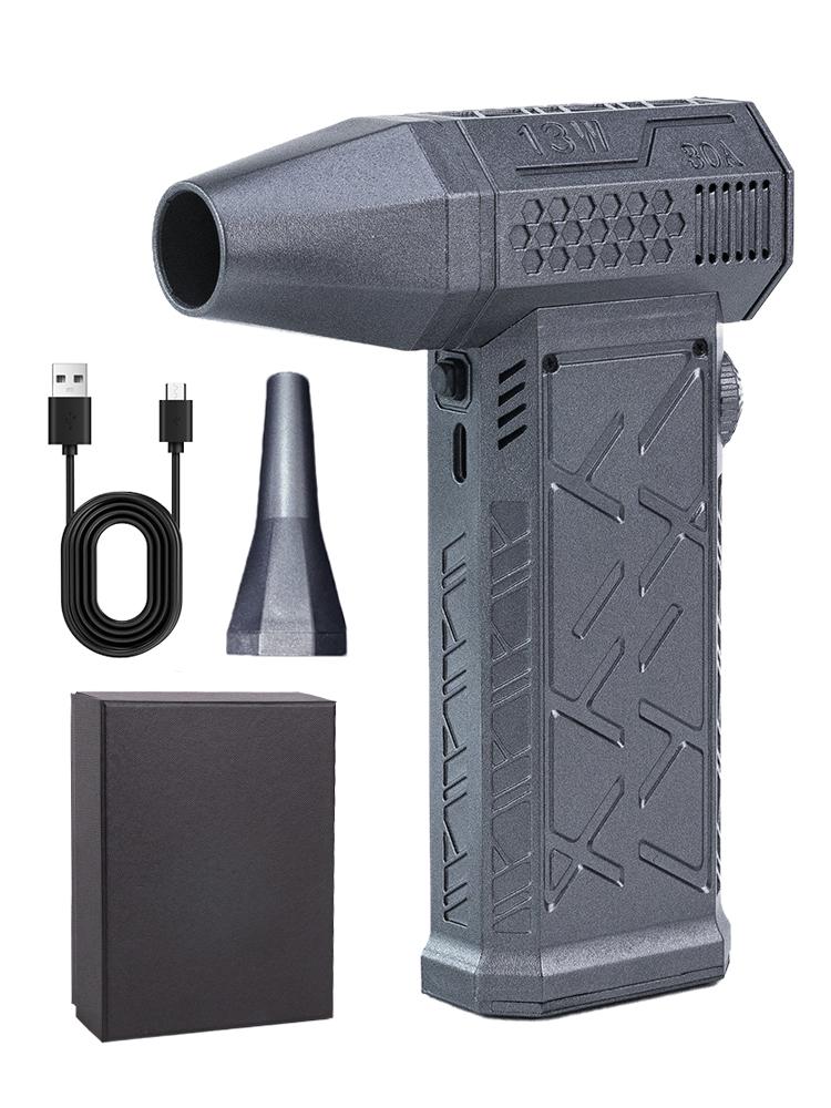 Mini Turbo Jet Fan 130000RPM Wind Speed 52m/s Brushless Motor Handheld Duct Fan High-Performance Cyclone Turbo Electric Blower