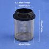 1Pc Water Clean Hose Filter Water Pump Fitting 304 Stainless Steel Mesh Screen Filter Joint Percolator 1/2''~2''