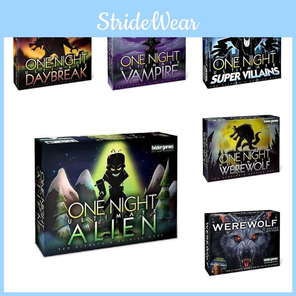 Spannendes One Night Ultimate Werewolf Brettspiel Perfekt für Spieltreffen und Zusammenkünfte