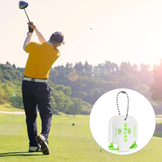 Golf Score Counter with Portable Bead Chain 2 Digit Strokes Putts Counting Tool Golf Game Scorekeeper Outdoor Sports Score Clicker Counter Scorer