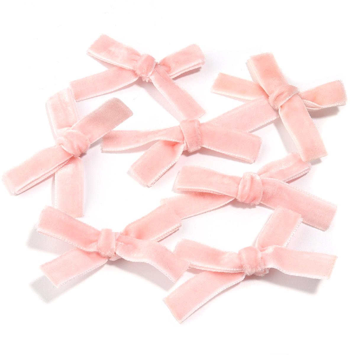 

10pcs Colorful Velvet Bows Single Sided Hand Tied Bowknot For Birthday Party Decoration DIY Crafts Clothing Headwear Accessories