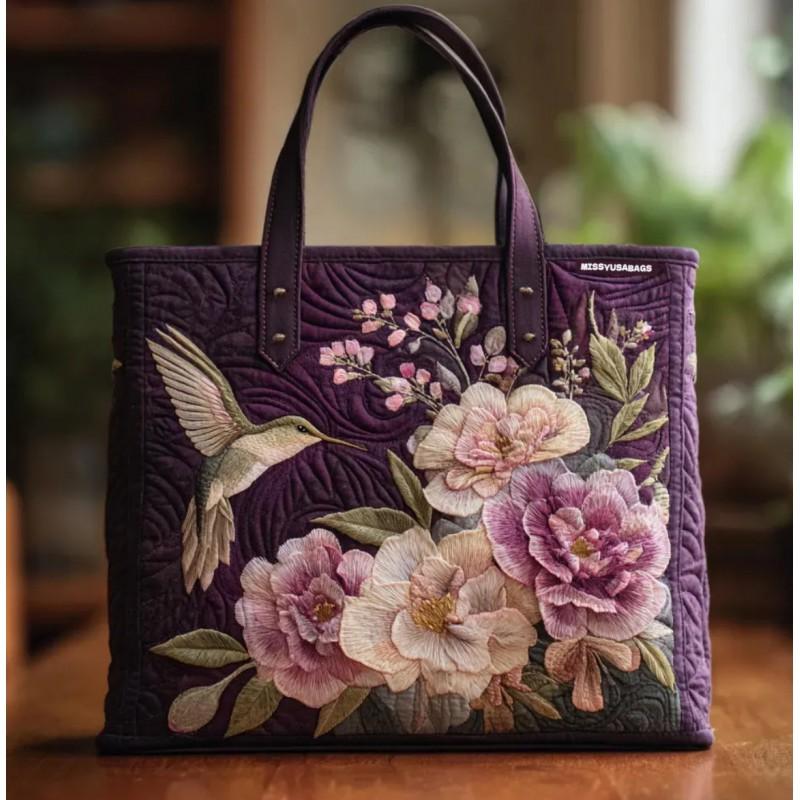 TEMU Womens Fashion Printed Tote Shoulder Bag 600D Oxford Cloth