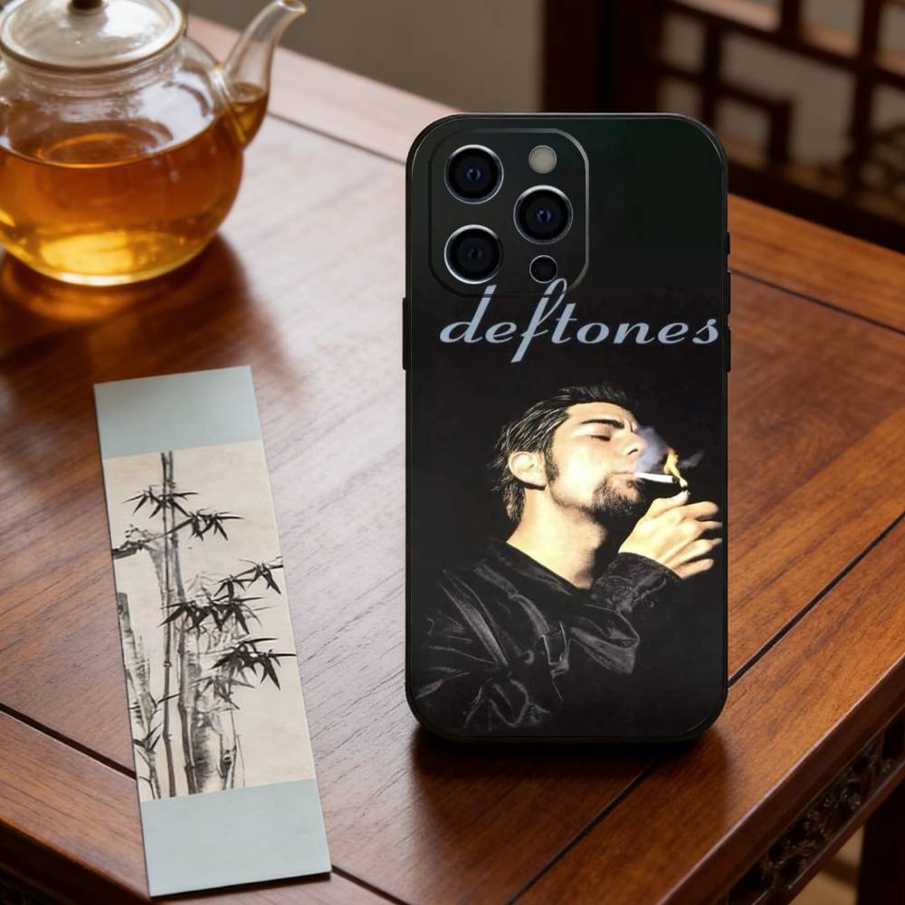 Band D-Deftones Handyhülle Silikon Weich Für IPhone 17 16 15 14 13 12 11 X XR Plus Pro Max Plus