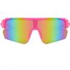 Pink Men'S And Women'S Outdoor Cycling Sunglasses Uv Windproof Dustproof Colorful Sunglasses Mountaineering Goggles