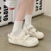 High-value thick-soled sports bag head sandals women's new summer little white shoes with skirts Velcro single shoes