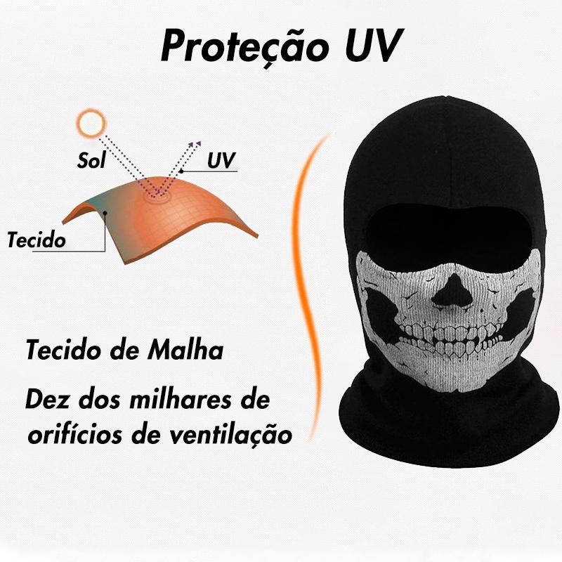 Nová celoobličejová maska, potisk černého ducha, lebka, kukla, používaná pro role-playing párty, motocyklové výlety, halloweenské kostýmy