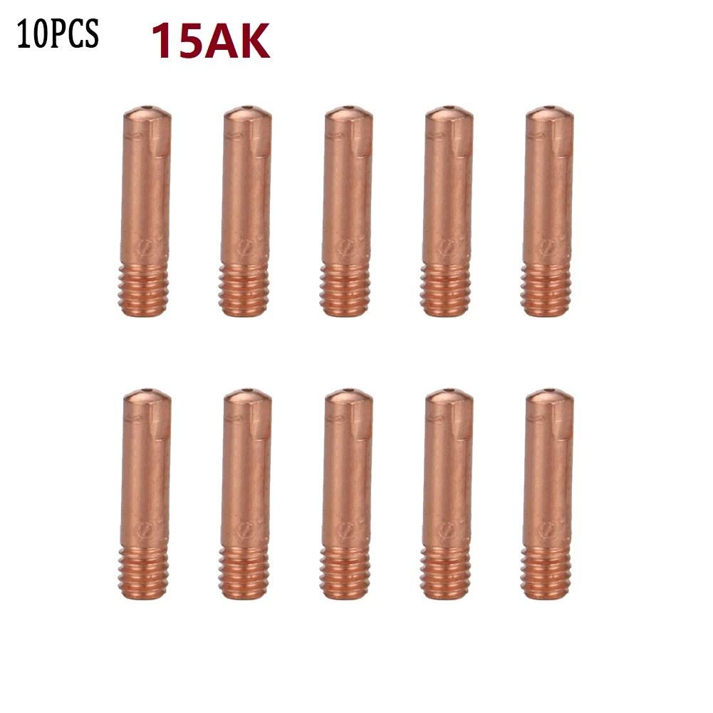 10pcs MIG Welding Nozzle Contact Tips Gas Diffuser Connector Holder Torch  0.8mm