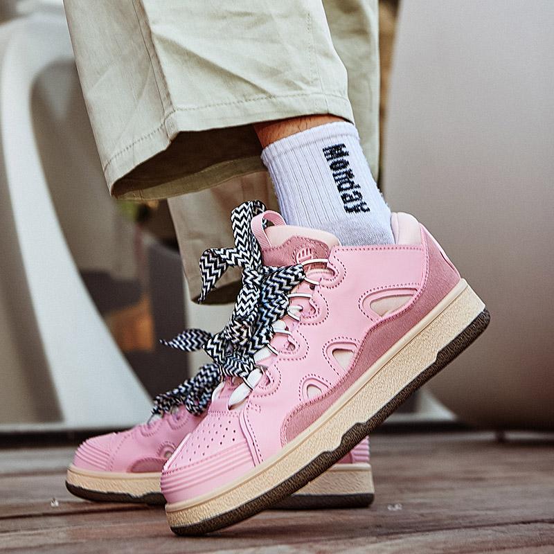 Мужские/женские повседневные кроссовки из микрофибры большого размера для улицы 45 — фото 17