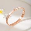 Women's Starry Sky Titanium Steel Bracelet: Fashionable, Simple, Diamond-Studded Nail Bangle, High-End Versatile Jewelry