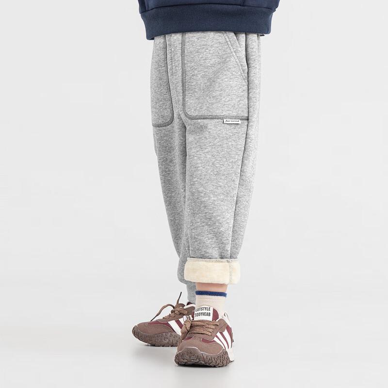 Duoduojia Boys  Fleece Lined Academy Style Joggers 120